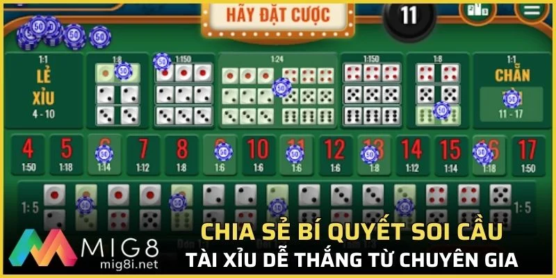 Tài Xỉu Là Gì? Hướng Dẫn Soi Cầu Chuẩn Tới 99% Tại Mig8 3 Chia sẻ bí quyết soi cầu tài xỉu dễ thắng từ chuyên gia