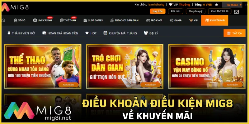 Điều Khoản Điều Kiện Mig8 - Top 04 Điều Hội Viên Cần Biết 3 Điều khoản điều kiện Mig8 về chương trình khuyến mãi