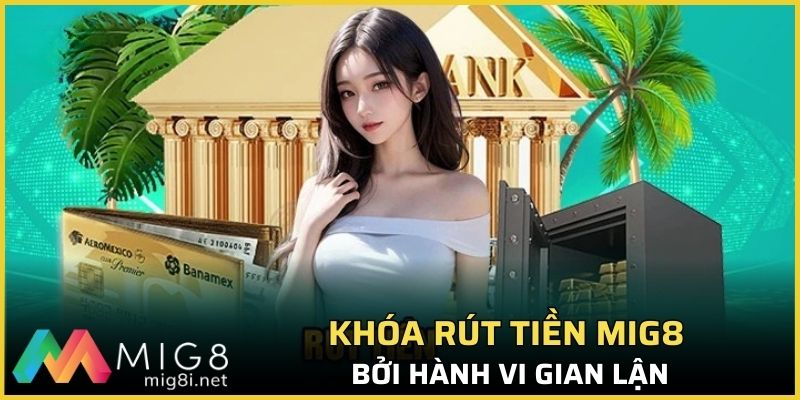 Khóa rút tiền Mig8 bởi hành vi gian lận 